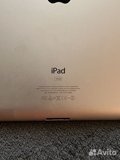 iPad 2, модель A1396, 16GB
