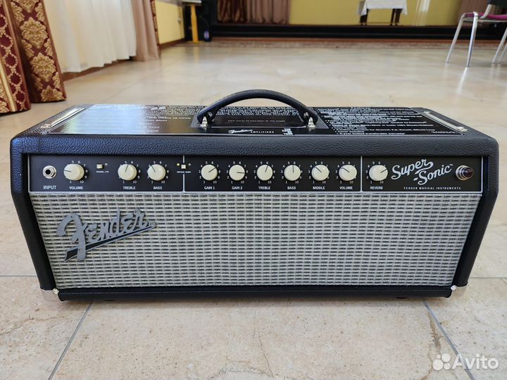 Гитарный усилитель Fender Super Sonic 22 Head