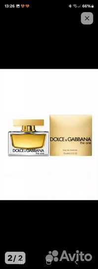 Духи женские dolce gabbana the one