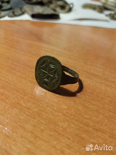 Перстень печатка 17 век