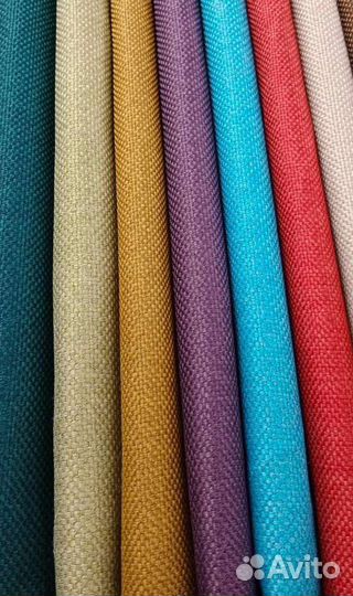 Шторы рогожка - лён новые, готовые