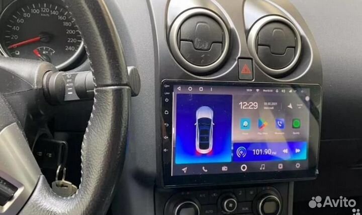 Магнитола Nissan Qashqai j10 WiFi Navi IPS