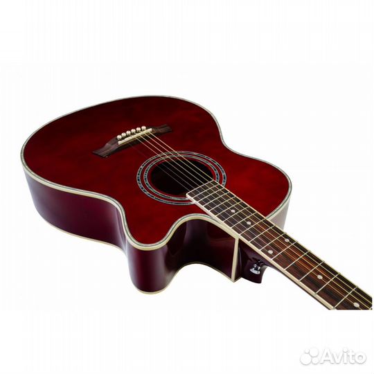 Фолк гитара с вырезом Flight F-230C WR