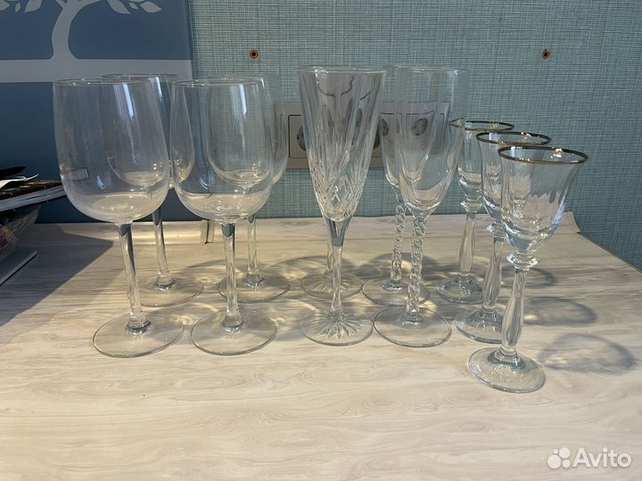 Бокалы рюмки