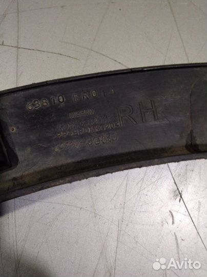 Накладка арки колеса передняя правая Nissan