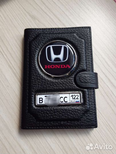 Обложка на авто документы с маркой номером авто