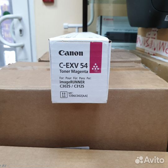 Тонер Canon оригинал C- EXV 54 BK,M,Y,C