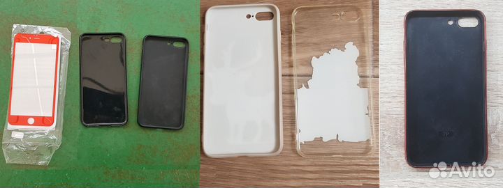 Стекло для iPhone 6 Plus, чехлы для iPhone 8 Plus