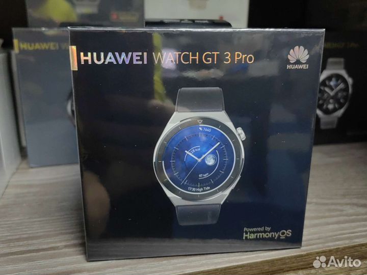 Huawei watch gt 3 pro 46mm odin-B19 black эластомр