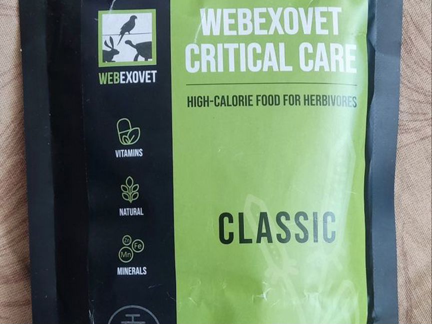 Корм Webexovet critical care