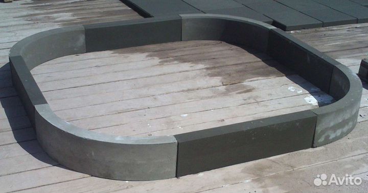 Бордюры Тротуарные 800х200х80,радиусные 930х200х80