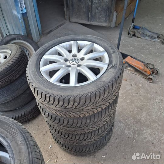 Зимние колеса 205 55 16 оригинал vw