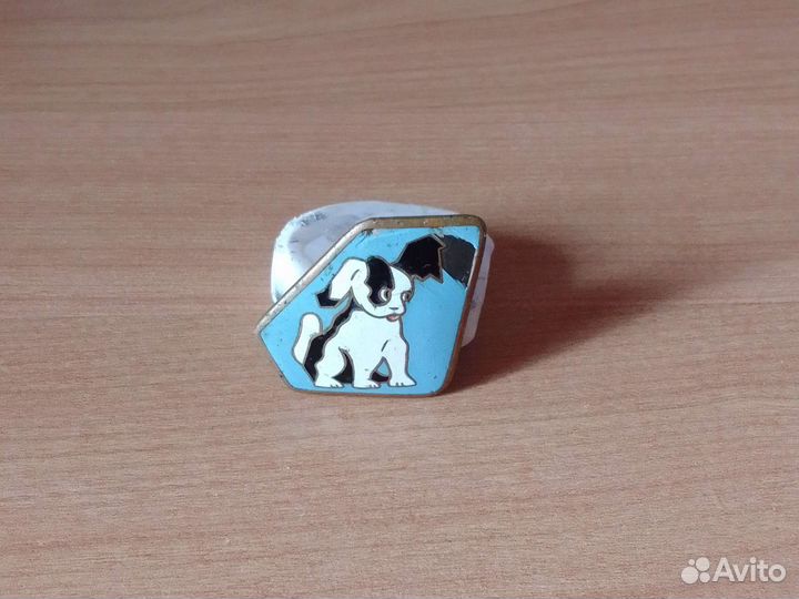 Брошь Собачка (