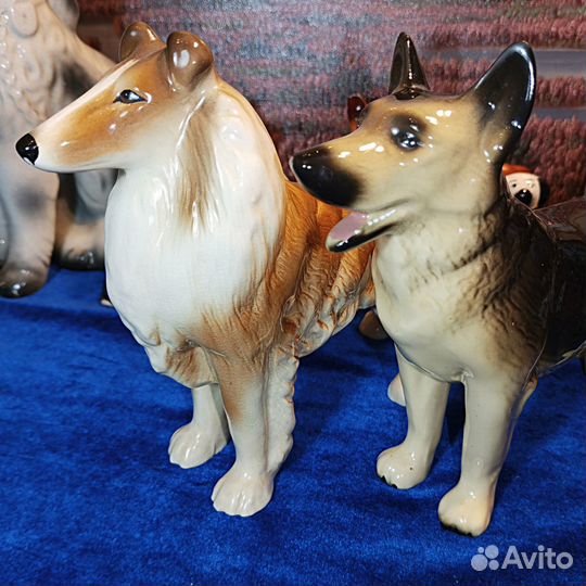 Колли.Овчарка.Статуэтка.Англия.Coppercraft.Собака