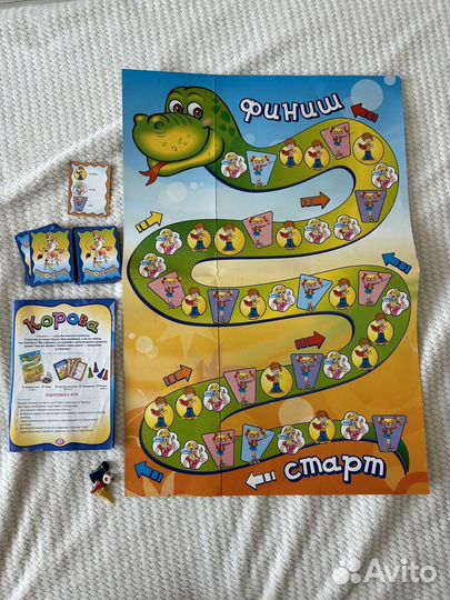 Игра настольная для детей Корова