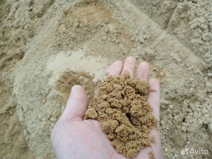 Песок карьерный намывной щебень