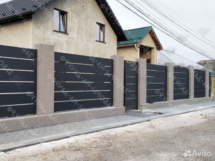 Забор Ранчо горизонтальный