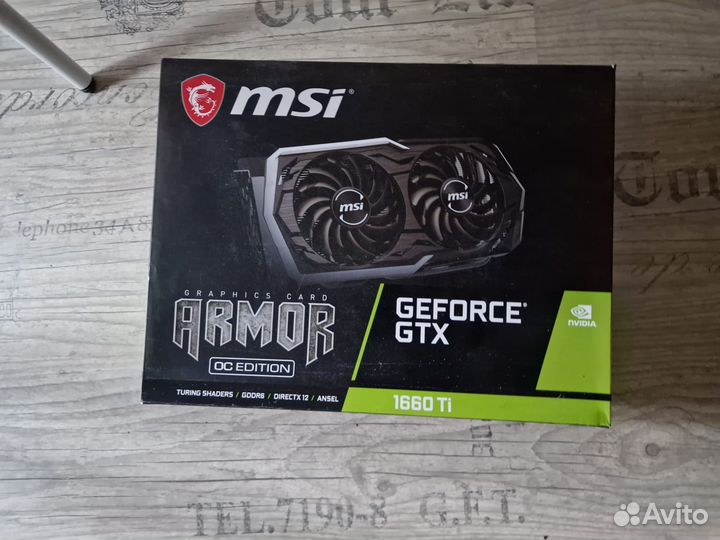 Видеокарта gtx 1660 ti