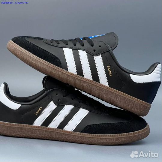 Кроссовки Adidas Samba Black (Арт.90174)