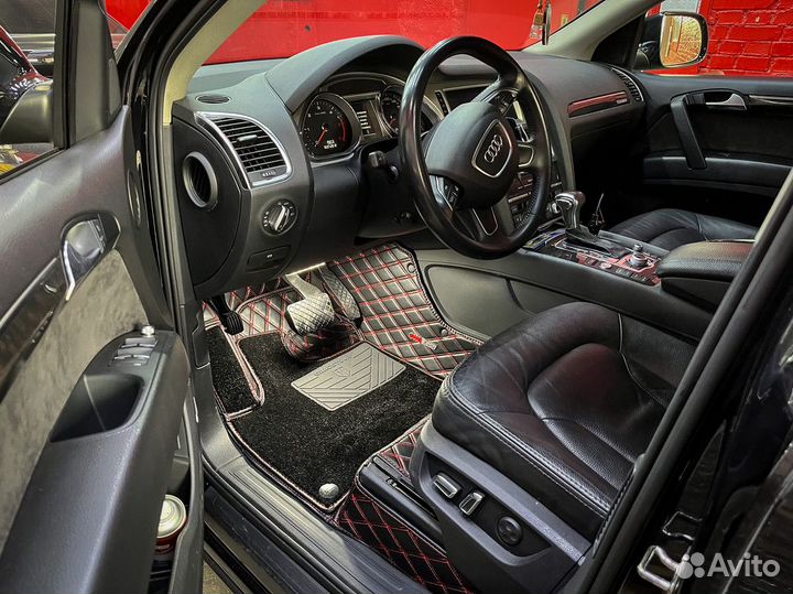 3Д автоковрики из экокожи 3D