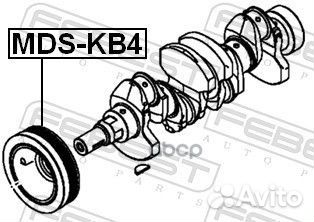 Шкив коленвала mitsubishi pajero/montero sport