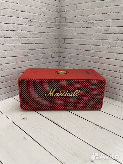 Портативная колонка Bluetooth Marshall красная