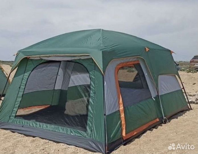 Палатка Туристическая 8 мест москитный шатёр