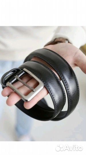 Мужской кожаный ремень