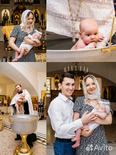 Фотосьемка таинство крещения