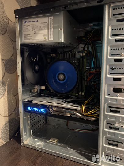 Мощный игровой пк xeon e5 2650v2 rx 580 4gb