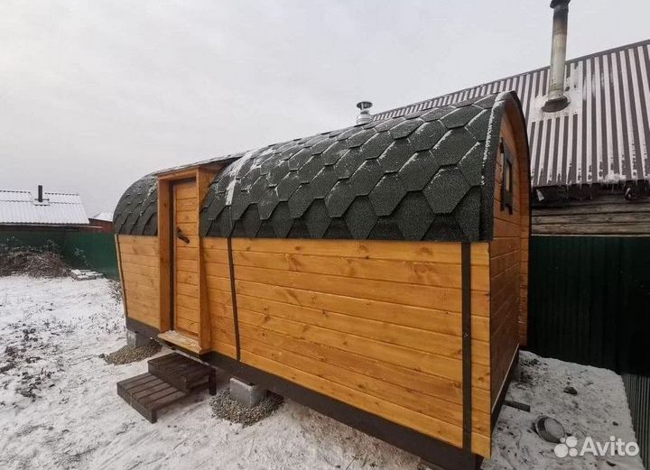 Баня бочка Викинг 5 метров