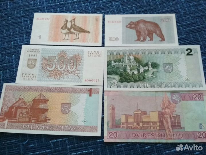 Банкнота Литвы