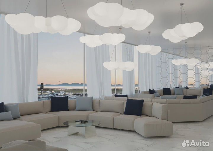 4D Люстра облако