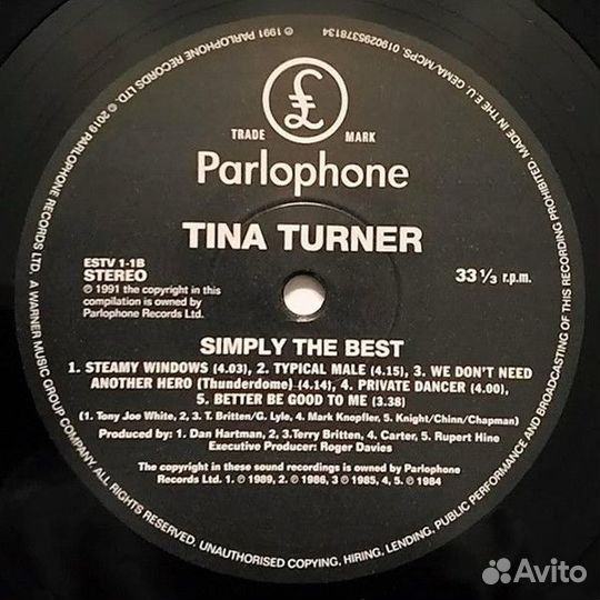 Tina Turner - Simply The Best (0190295378134)