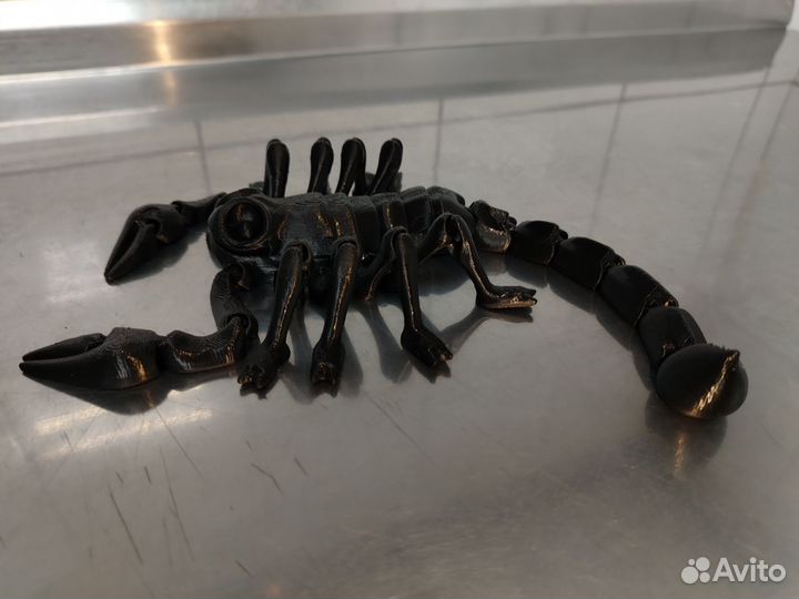 Скорпион игрушка подвижная 27см