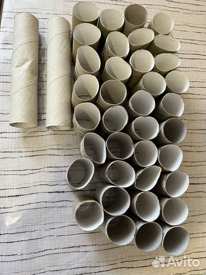 Втулки от туалетной бумаги для подделок/рыбалки