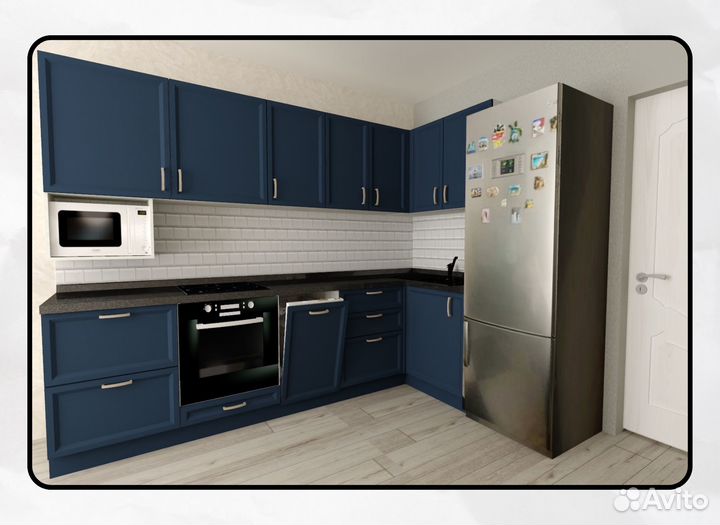 Pro100 +kray рендер +библиотека кухонь 2024 +gola