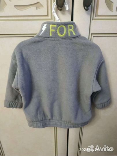 Джемпер флисовый на мальчика 80 размер