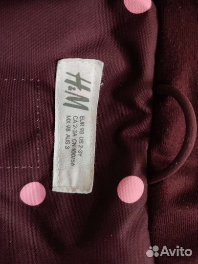 H&M Зимний комбинезон для девочки 98