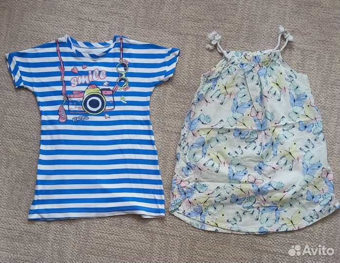 Пакет летних вещей на девочку 110-116