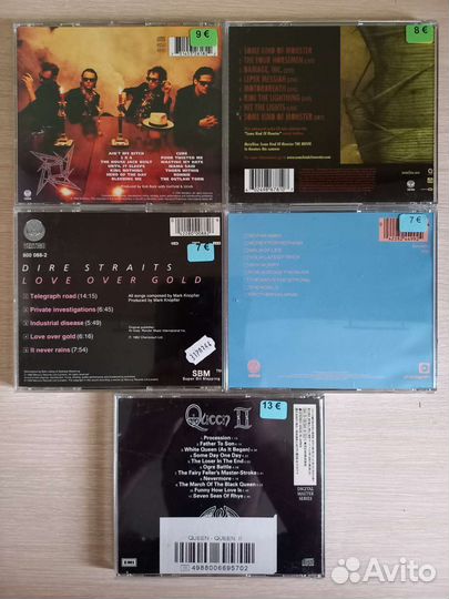 Metallica Dire Straits Queen CD