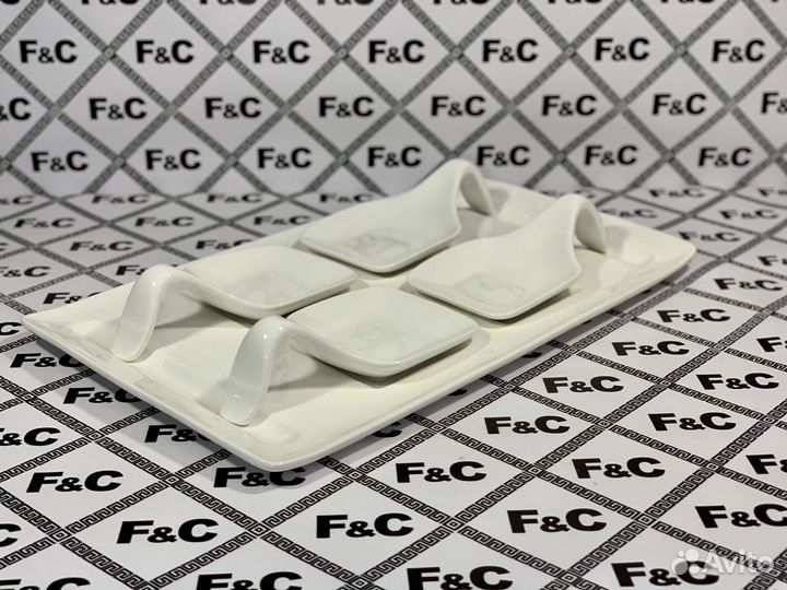 Набор для соусов, фарфор ручной работы