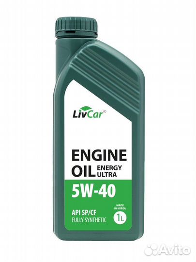 Масло моторное 5W40 livcar Engine Oil Energy ultra