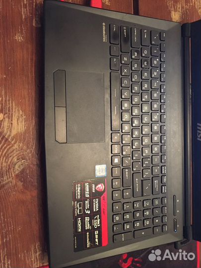Ноутбук msi gl62 6qf