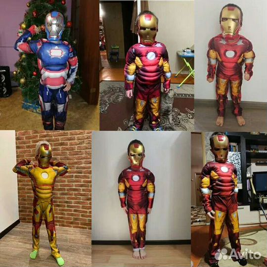 Новый. Детский костюм Железный человек, Супергерой