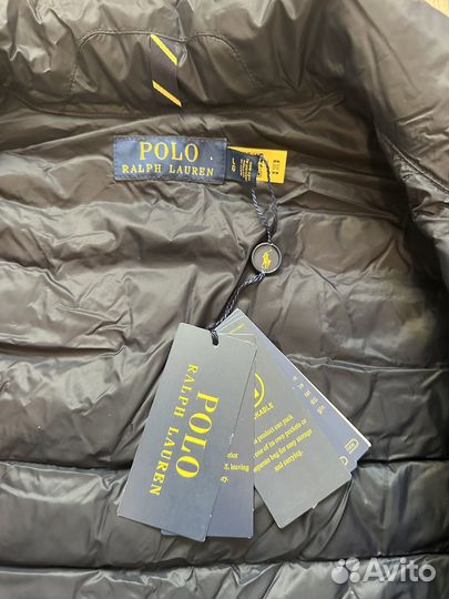 Легкий пуховик polo ralph lauren