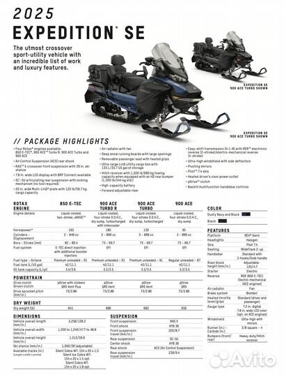 BRP SKI-DOO expedition SE Turbo R 2025