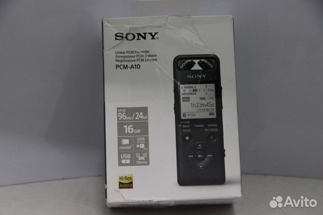 Диктофон Sony PCM-10