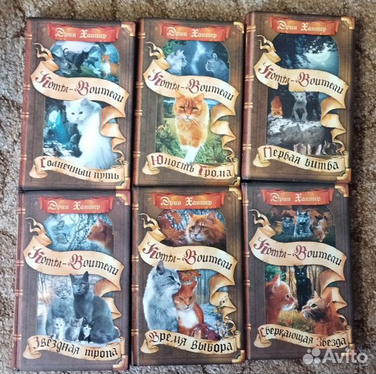 Книги коты-воители