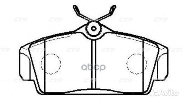 CKN-54 Колодки тормозные дисковые перед G